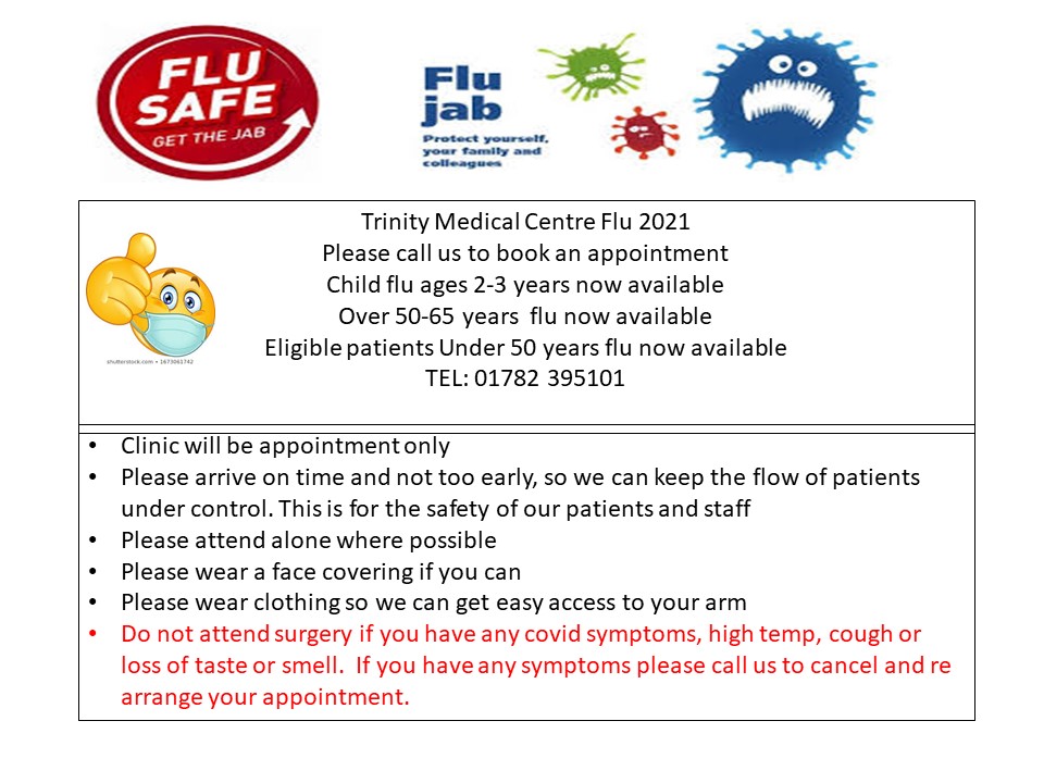 Flu jabs now available